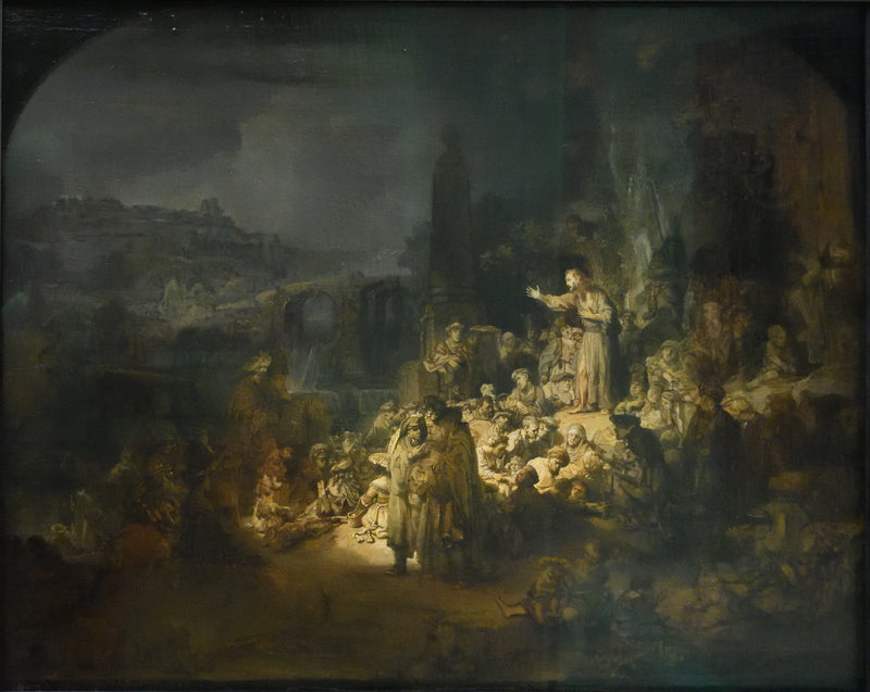 Aziz Yahya'nın Vaazı - Rembrandt