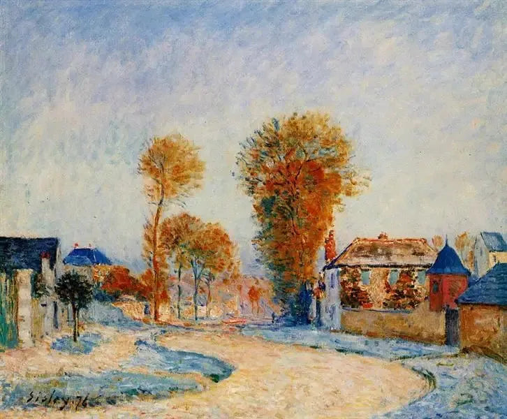İlk beyaz don - Alfred Sisley