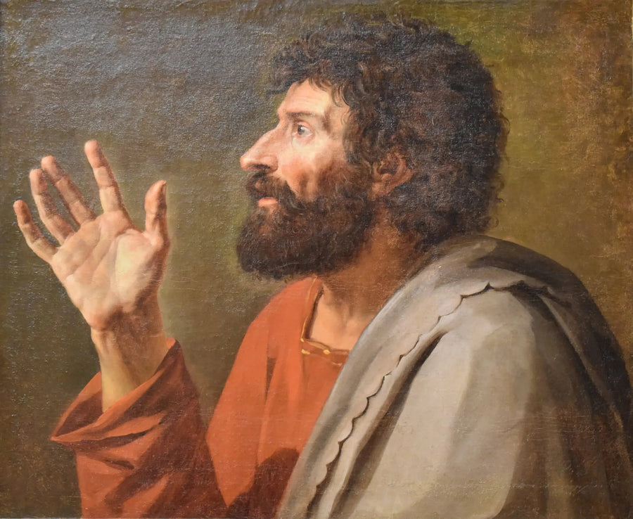 "Horace'in Eski Hali için İlk Fikir - Serment des Horaces" - Jacques-Louis David