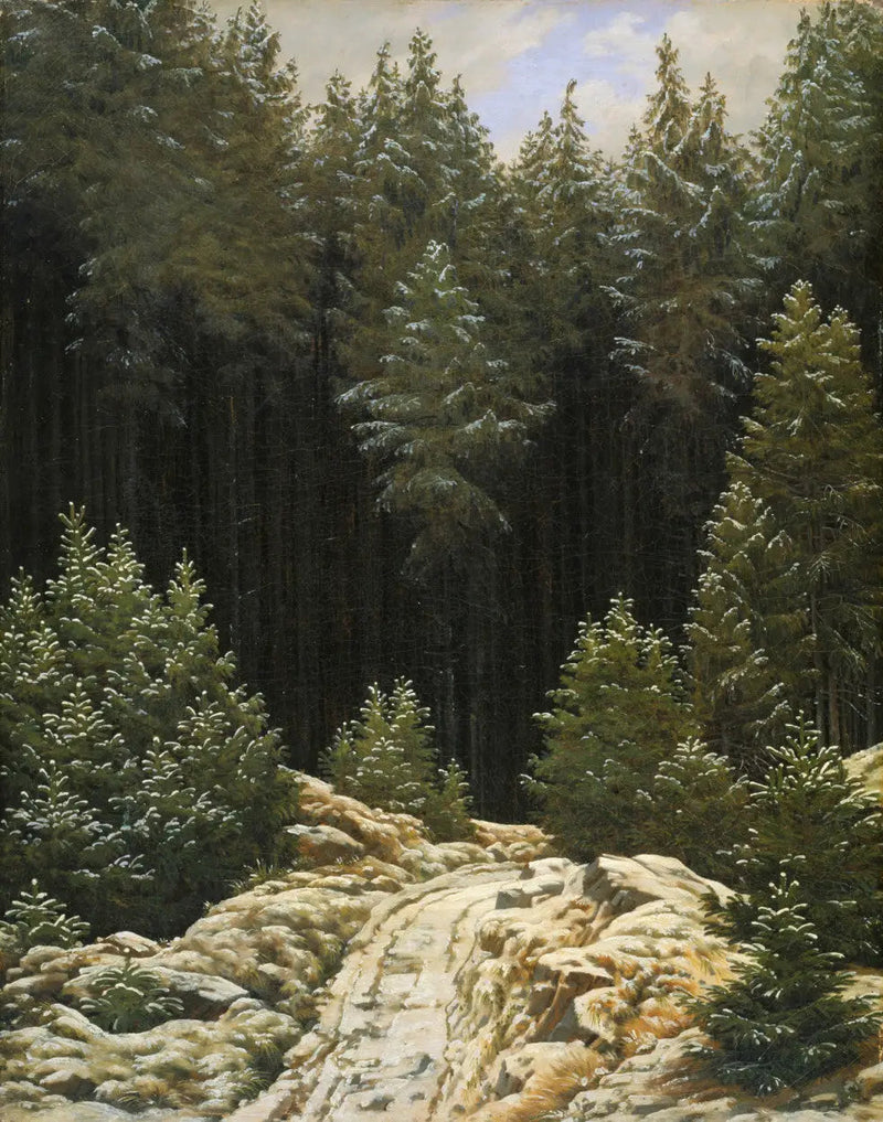 İlk Kar - Caspar David Friedrich