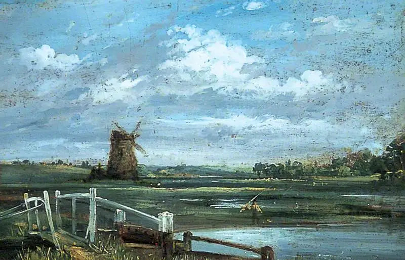 Près de Haddon Derbyshire (?) - John Constable - Alpha Reproduction