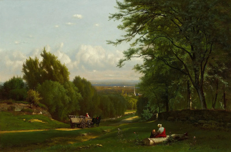 Leeds yakınlarında, New York - George Inness