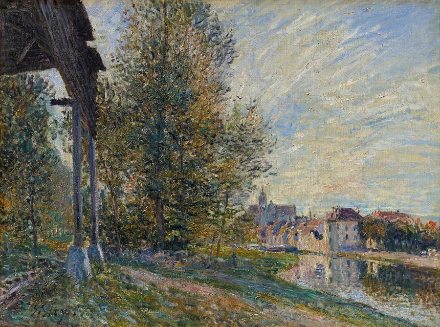 Moret-sur-Loing Yakınlarında - Alfred Sisley