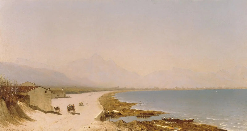 Palermo yakınlarında - Sanford Robinson Gifford