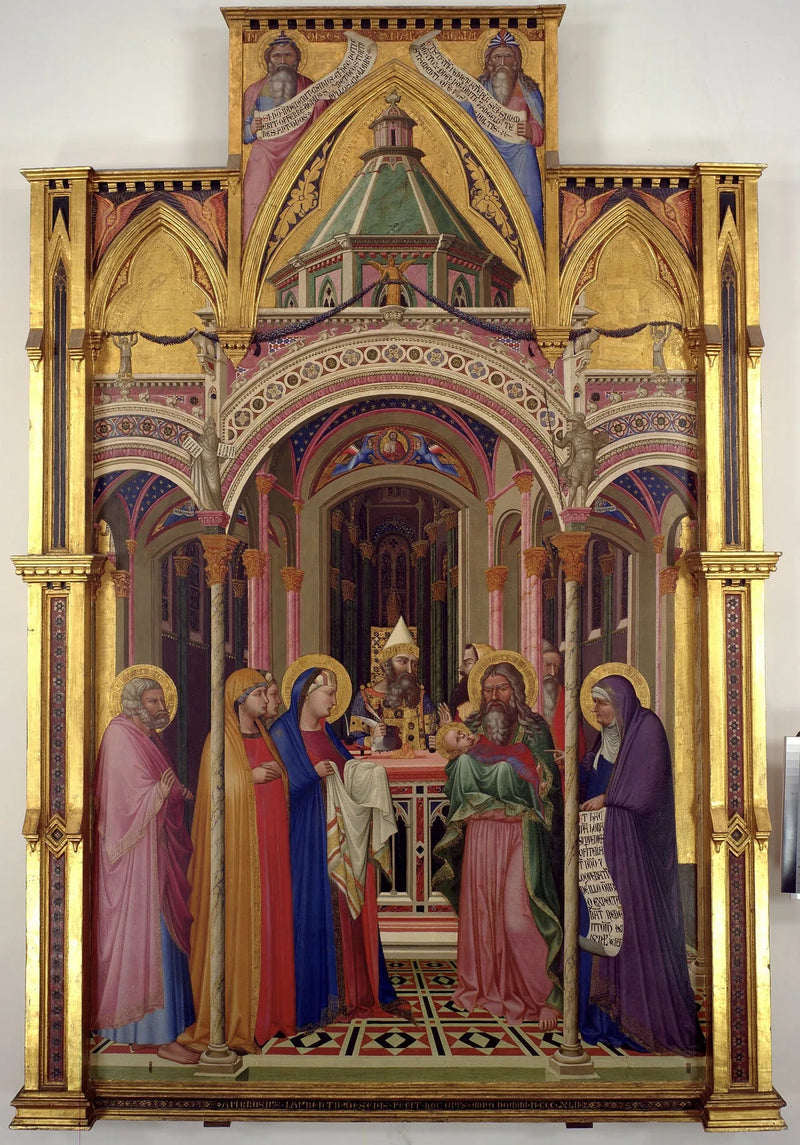 İsa'nın Tapınağa Gelişi - Ambrogio Lorenzetti