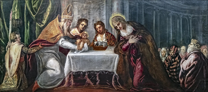 İsa'nın Tapınağa Gelişi - Jacopo Tintoretto