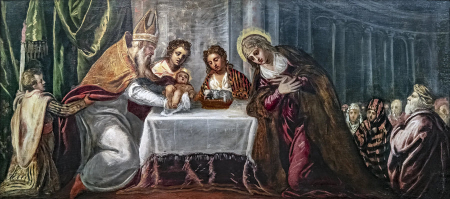 İsa'nın Tapınağa Gelişi - Jacopo Tintoretto