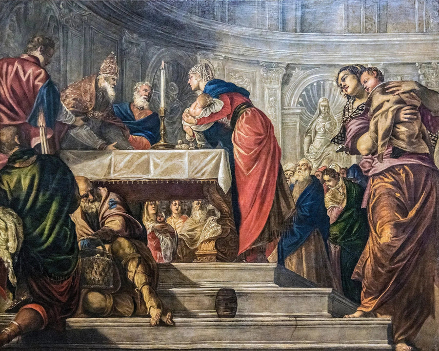 İsa'nın Tapınağa Gelişi - Jacopo Tintoretto