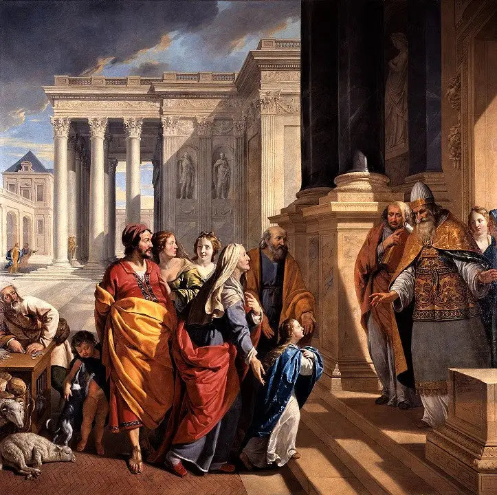 Tapınaktaki Meryem Ana - Philippe de Champaigne