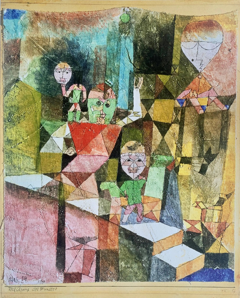 Présentation du miracle - Paul Klee image 1 reproduction réalisée par Alpha Reproduction