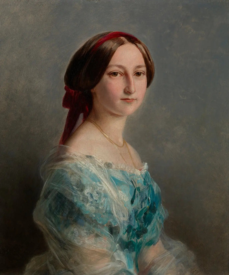 Hohenlohe-Langenbourg Prensesi Adélaïde (1835-1900) - Franz Xaver Winterhalter