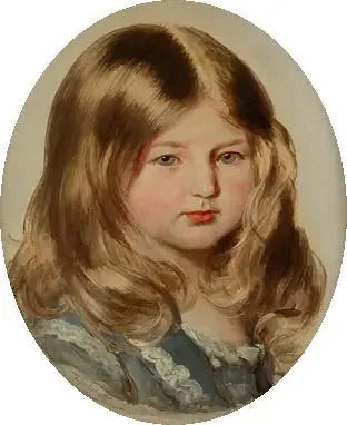 Saxe-Cobourg ve Gotha Prensesi Amalie (1848-1894) - Franz Xaver Winterhalter