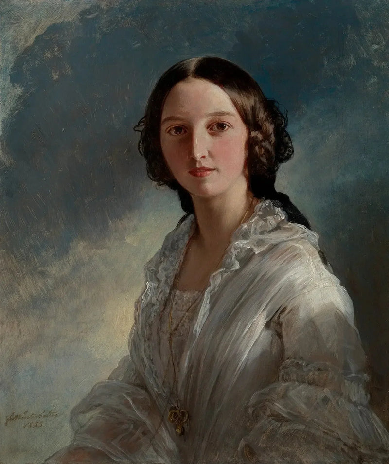 Hohenlohe-Langenbourg Prensesi Feodora (1839-1872) - Franz Xaver Winterhalter