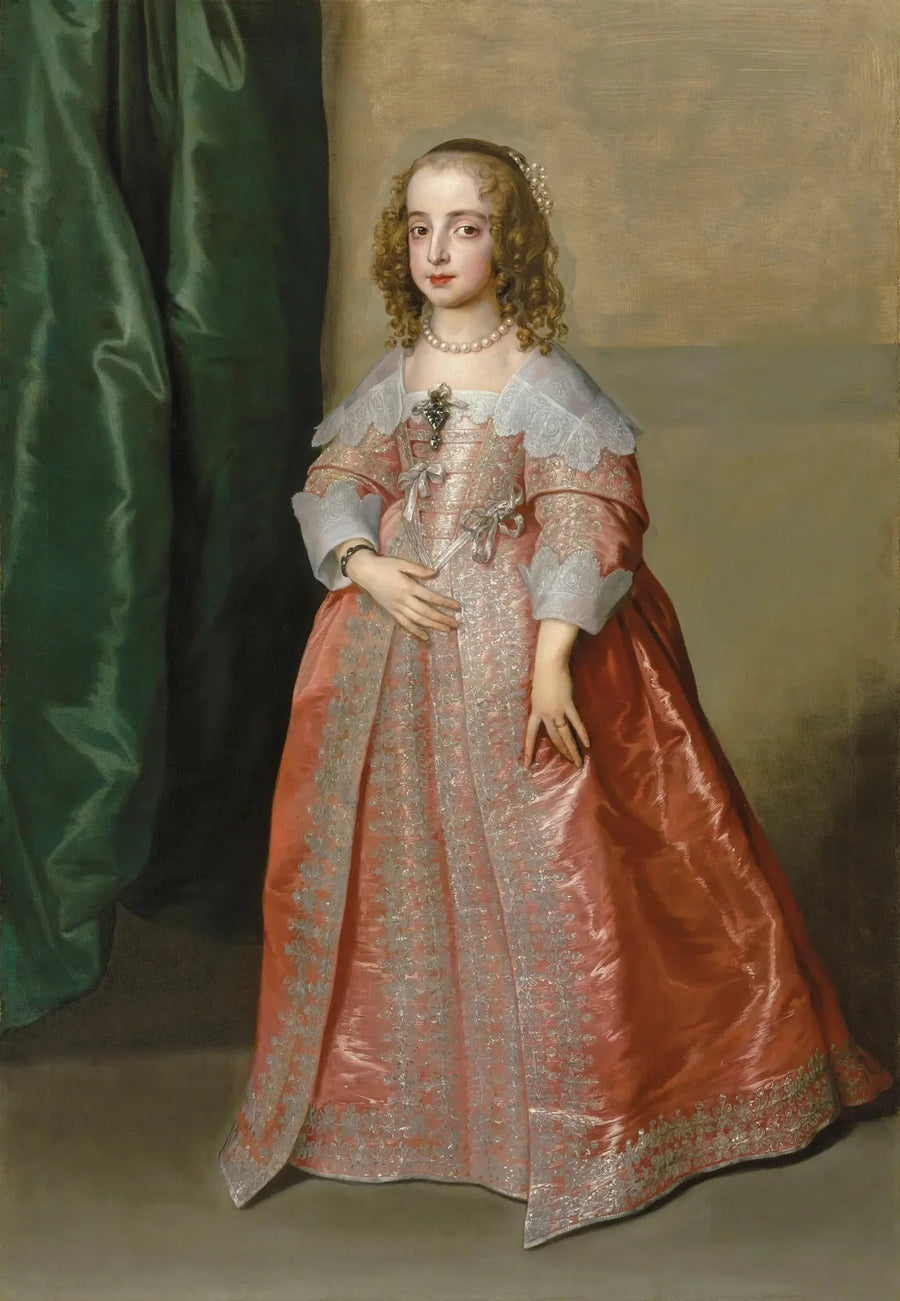 İngiltere Kralı I. Charles'ın kızı Prenses Mary - Antoine van Dyck