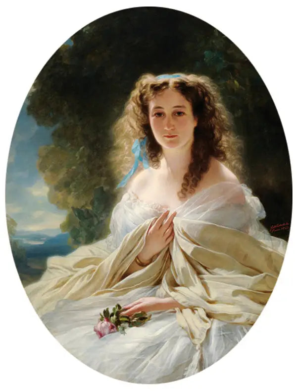 Prenses Olympiada Vladimirovna Bariatinskaia (1822-1904, Sablukova olarak doğdu) - Franz Xaver Winterhalter