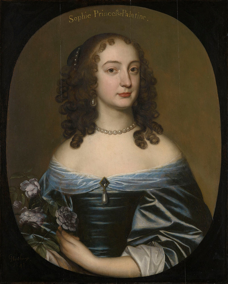Prenses Sophie, Brunswick-Lunebourg Düşesi adayı, Hanovre Elector (1630-1714) - Gerrit van Honthorst