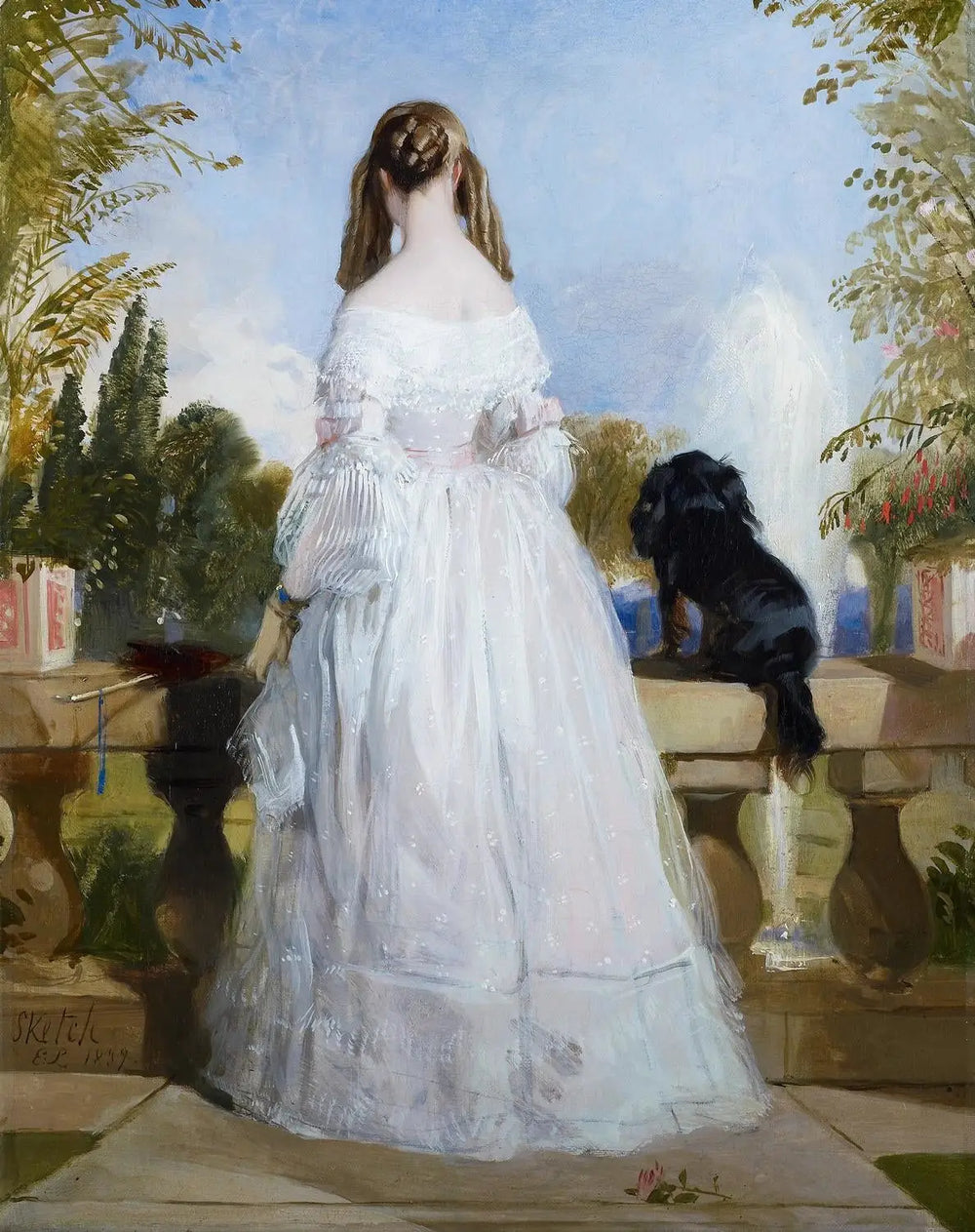 Princesse Victoire de Saxe-Cobourg-Gotha (1822-1857) - Edwin Henry Landseer - Alpha Reproduction