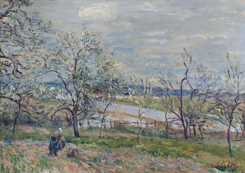 Veneux-Nadon'da Bahar - Alfred Sisley