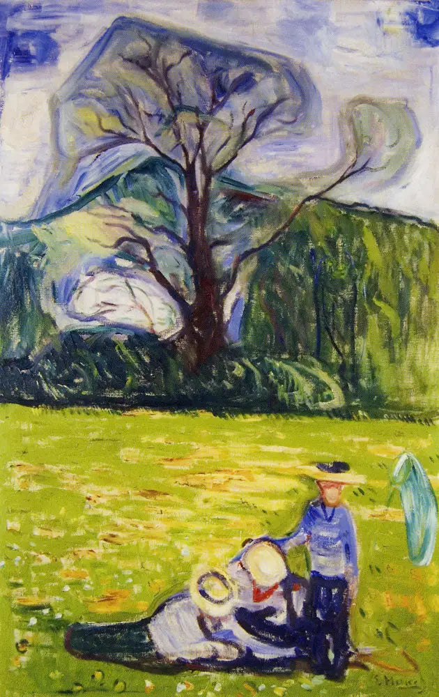 Dr. Linde'in Baharındaki Bahçe - Edvard Munch