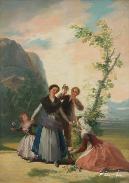 Printemps - Francisco de Goya - Reproductions de tableaux et peintures haut de gamme