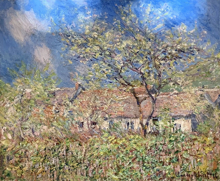 Giverny W1062'de Bahar - Claude Monet
