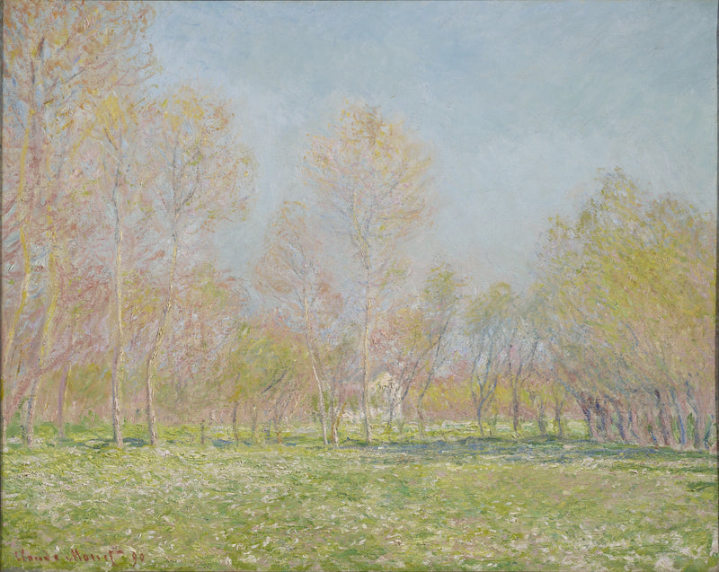 Giverny W1243'te Bahar - Claude Monet