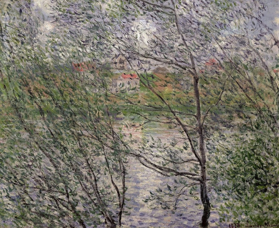 Dallar Arasından Bahar - Claude Monet