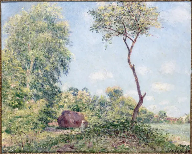 Bahar, titrek ve akasyalar - Alfred Sisley
