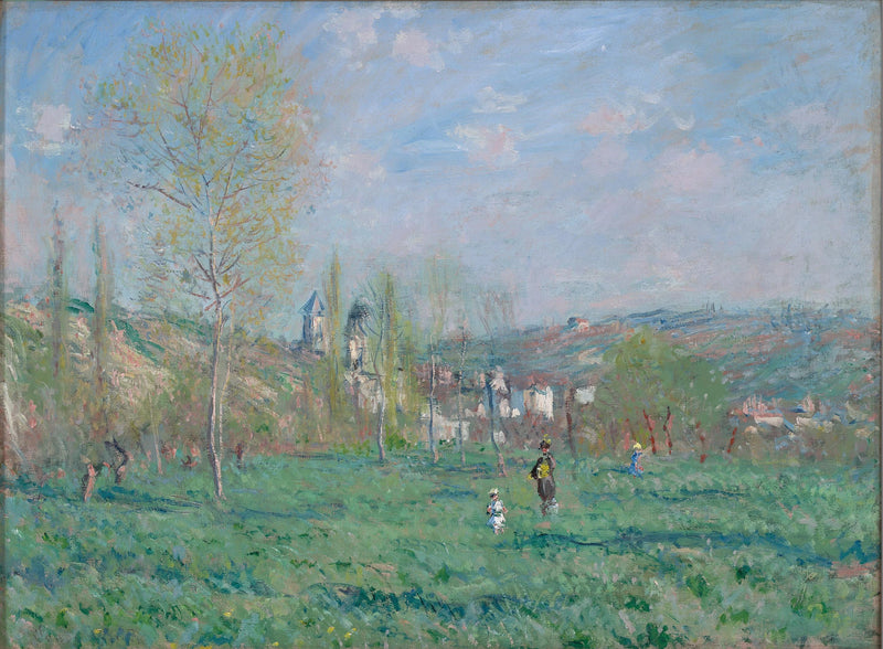 Vétheuil W579'da Bahar - Claude Monet