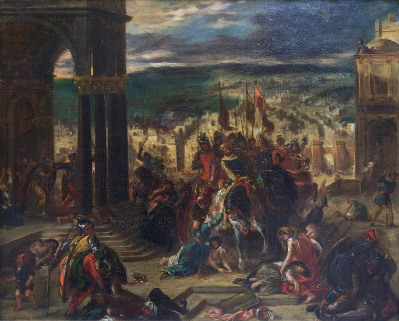 Haçlılar Tarafından İstanbul'un Fethi - Eugène Delacroix