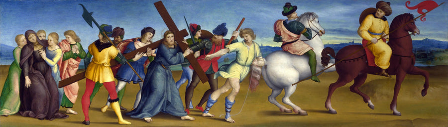 La Procession au Calvaire, prédelle du retable Colonna, vers 1504-1505 – Raphaël