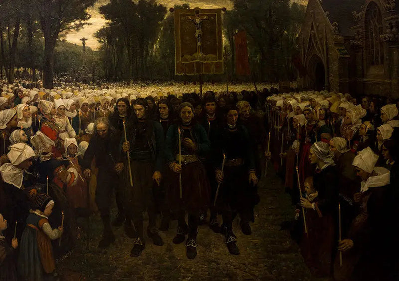 Bretanya'da Affetme Alayı - Jules Breton
