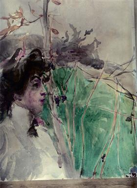 Profil féminin - Giovanni Boldini