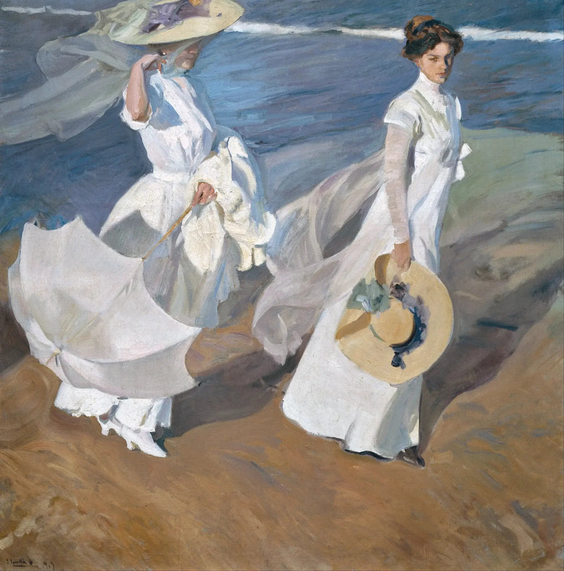 Denizde Yürüyüş - Joaquín Sorolla