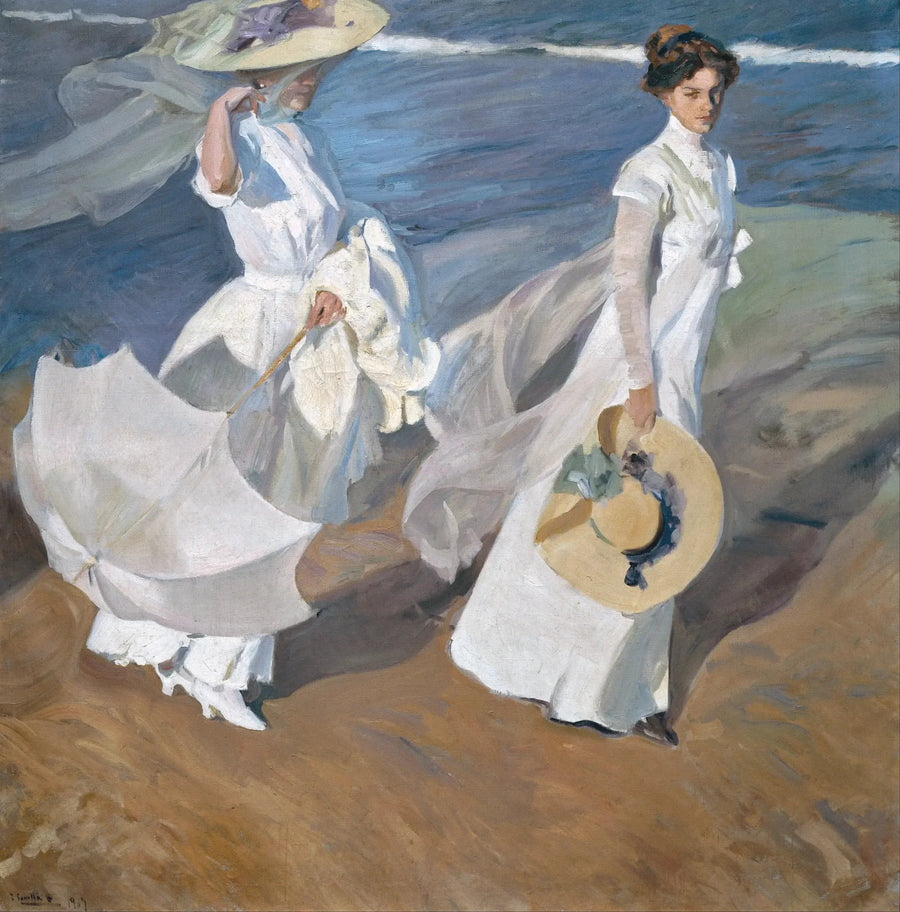Denizde Yürüyüş - Joaquín Sorolla