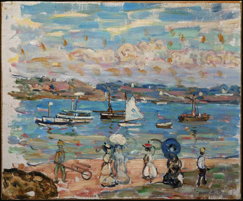 Deniz Kenarında Yürüyüş - Maurice Prendergast