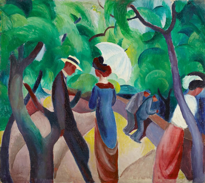 Yürüyüş - August Macke
