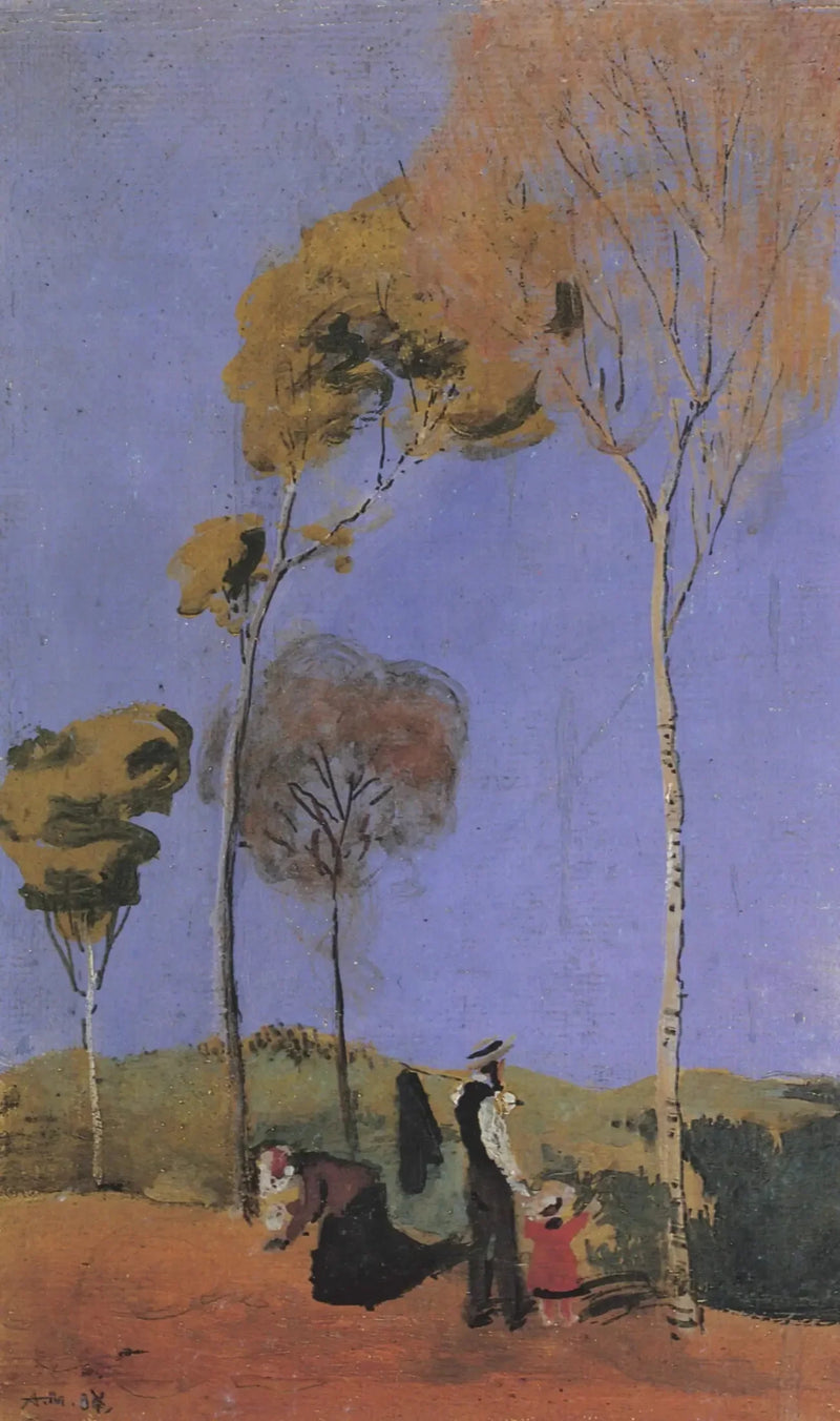 Çocukla Yürüyüş - August Macke