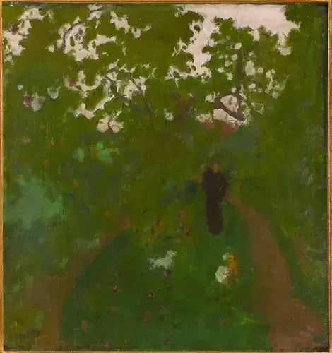 Bahçede Yürüyüş - Pierre Bonnard