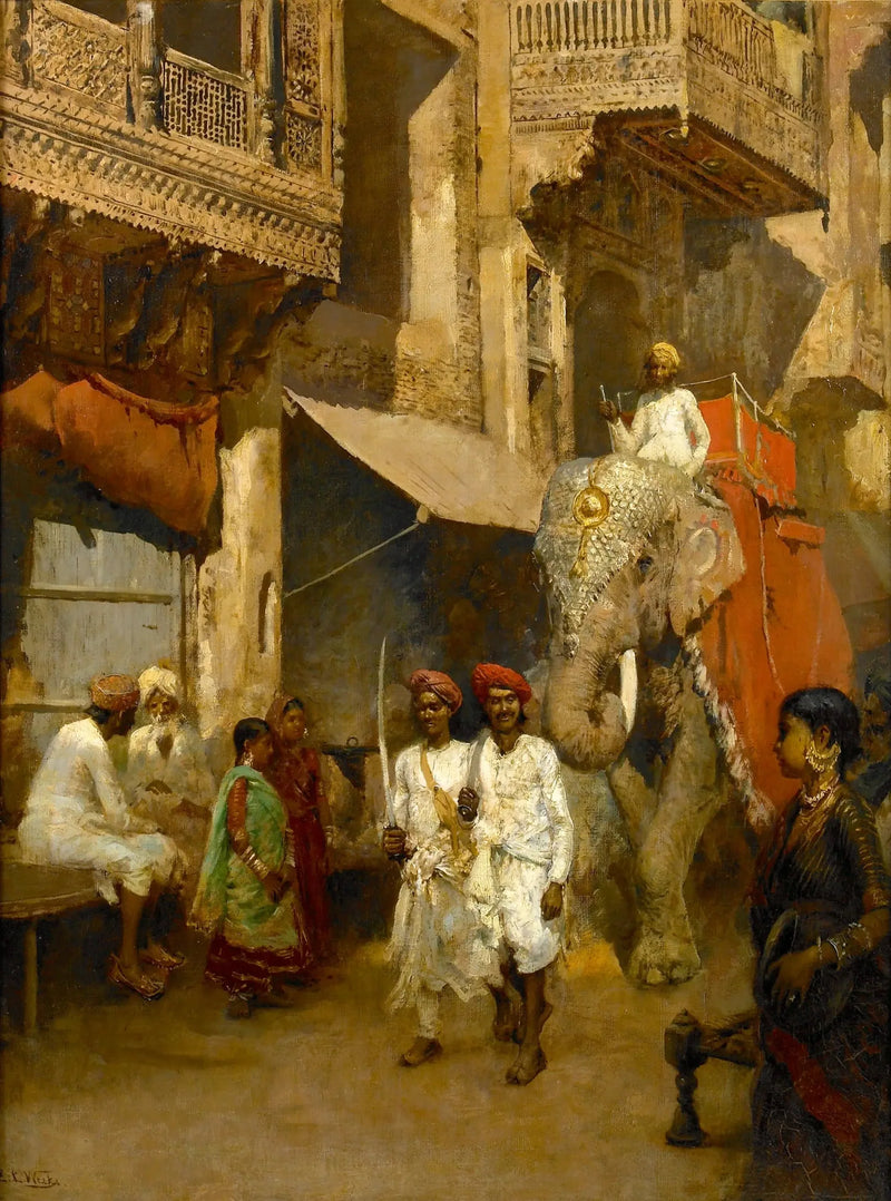 Hintli Bir Sokakta Yürüyüş - Edwin Lord Weeks