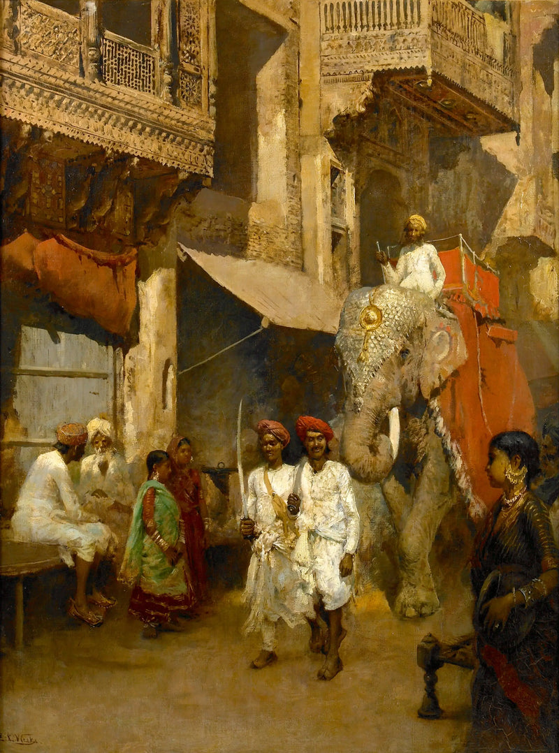 Hintli Bir Sokakta Yürüyüş - Edwin Lord Weeks