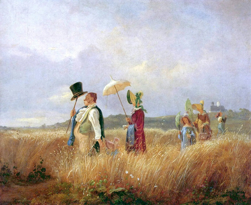 Pazar Yürüyüşü - Carl Spitzweg