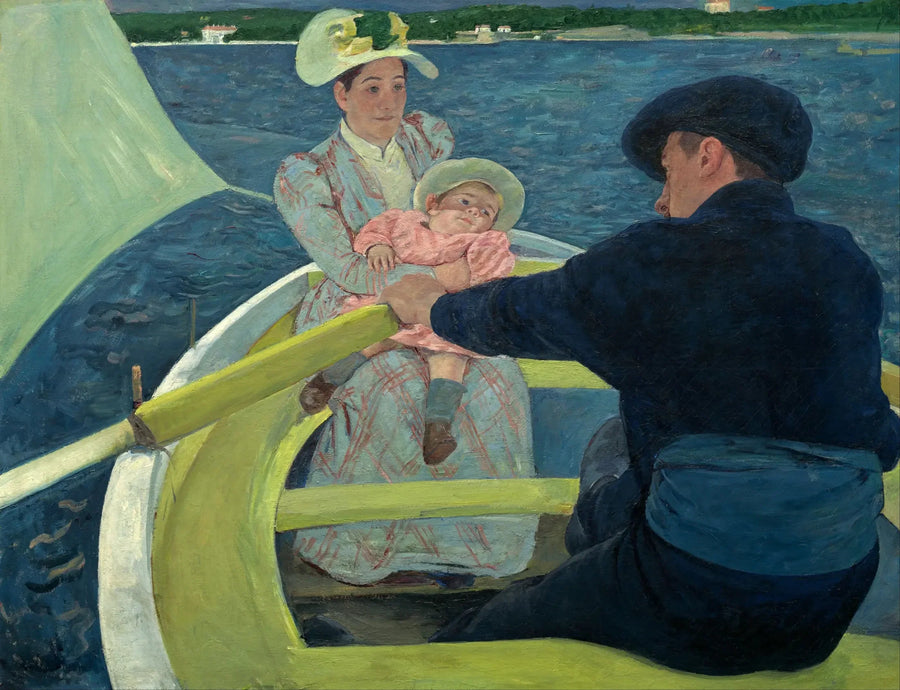 Kayıkla Gezinti - Mary Cassatt