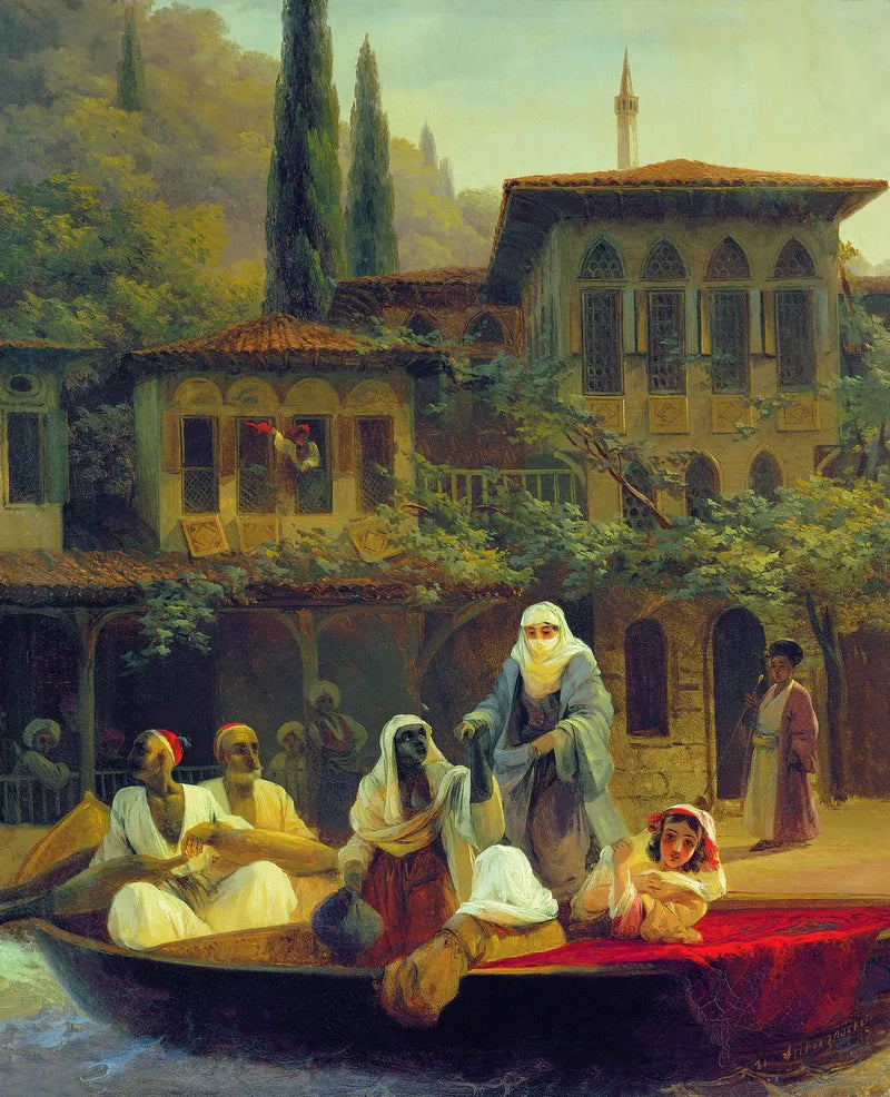 Kumkapi'de İstanbul'da Tekne Turu - Ivan Aïvazovski