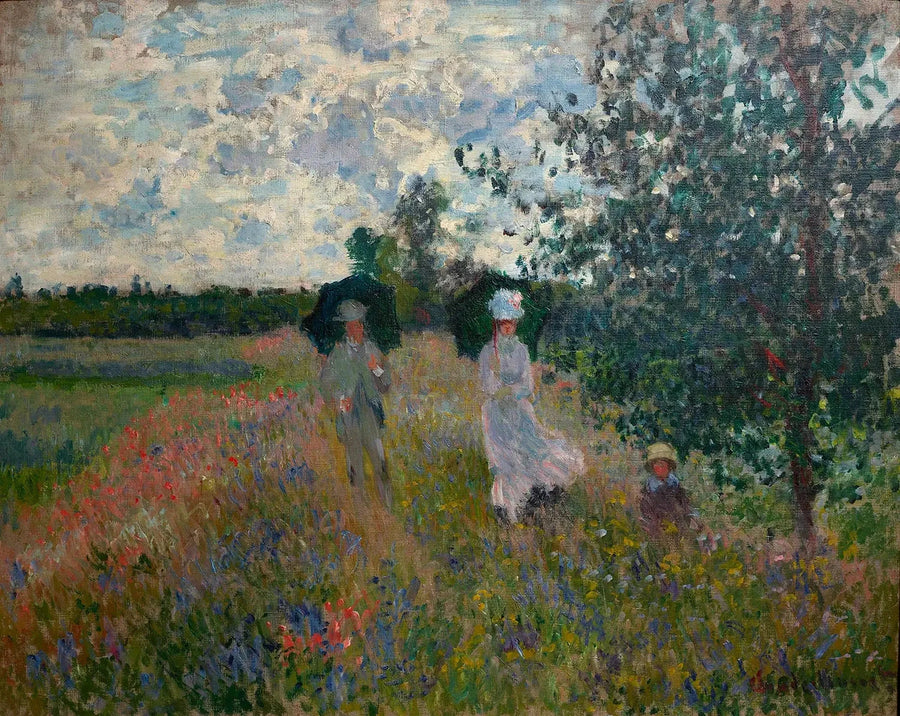 Argenteuil W379a - Claude Monet yakınında yürüyüşe çıktık