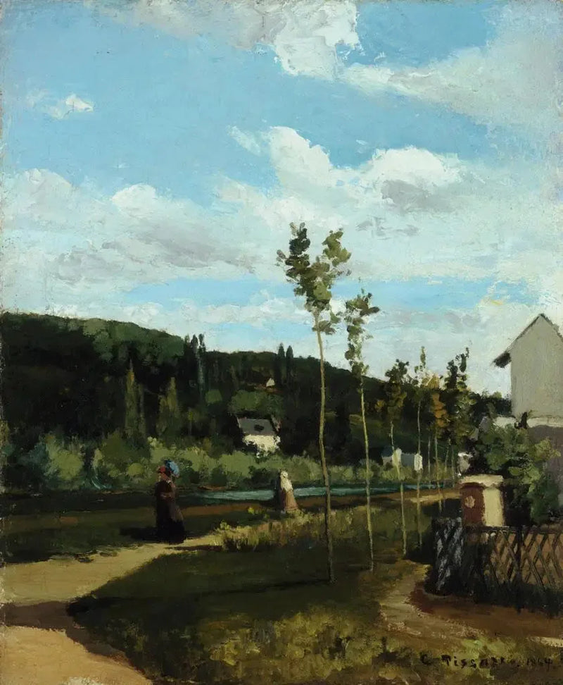 Bir Yolda Yürüyüş, La Varenne-Saint-Hilaire - Camille Pissarro