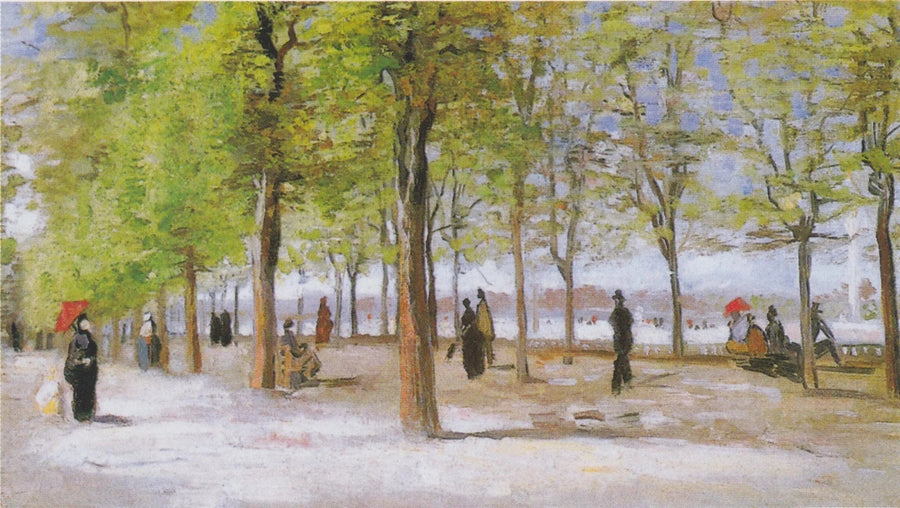 Luxembourg Bahçesi'nde Gezginler - Vincent van Gogh