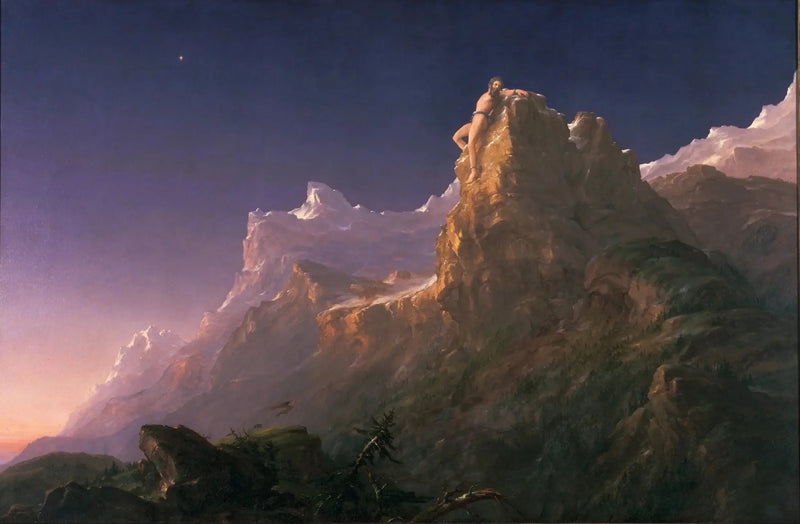 Zincire Vurulmuş Prometheus - Thomas Cole