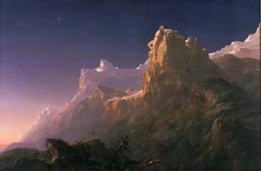 Zincire Vurulmuş Prometheus - Thomas Cole
