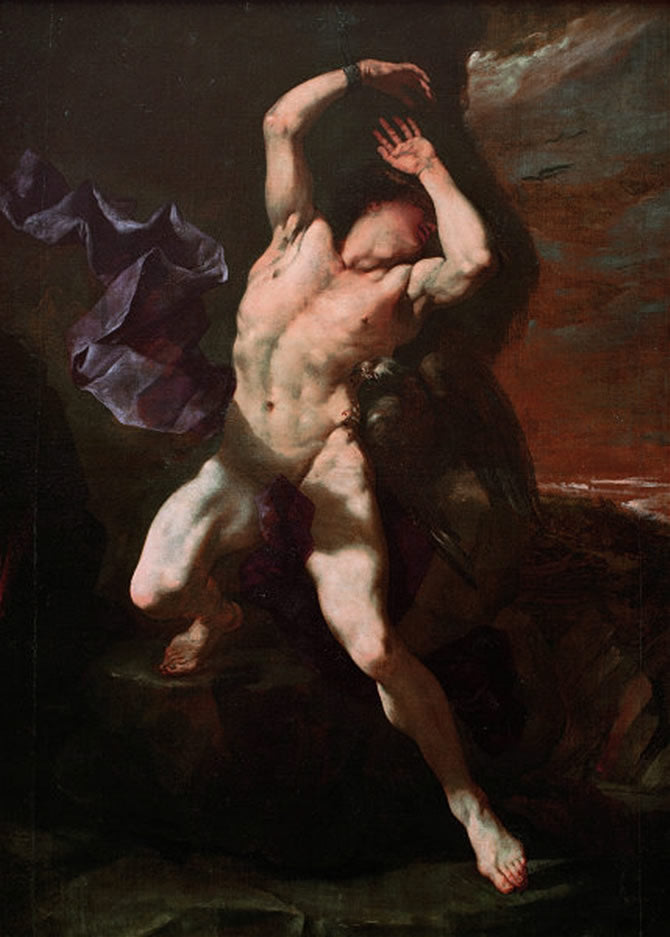 Prométhée - Luca Giordano